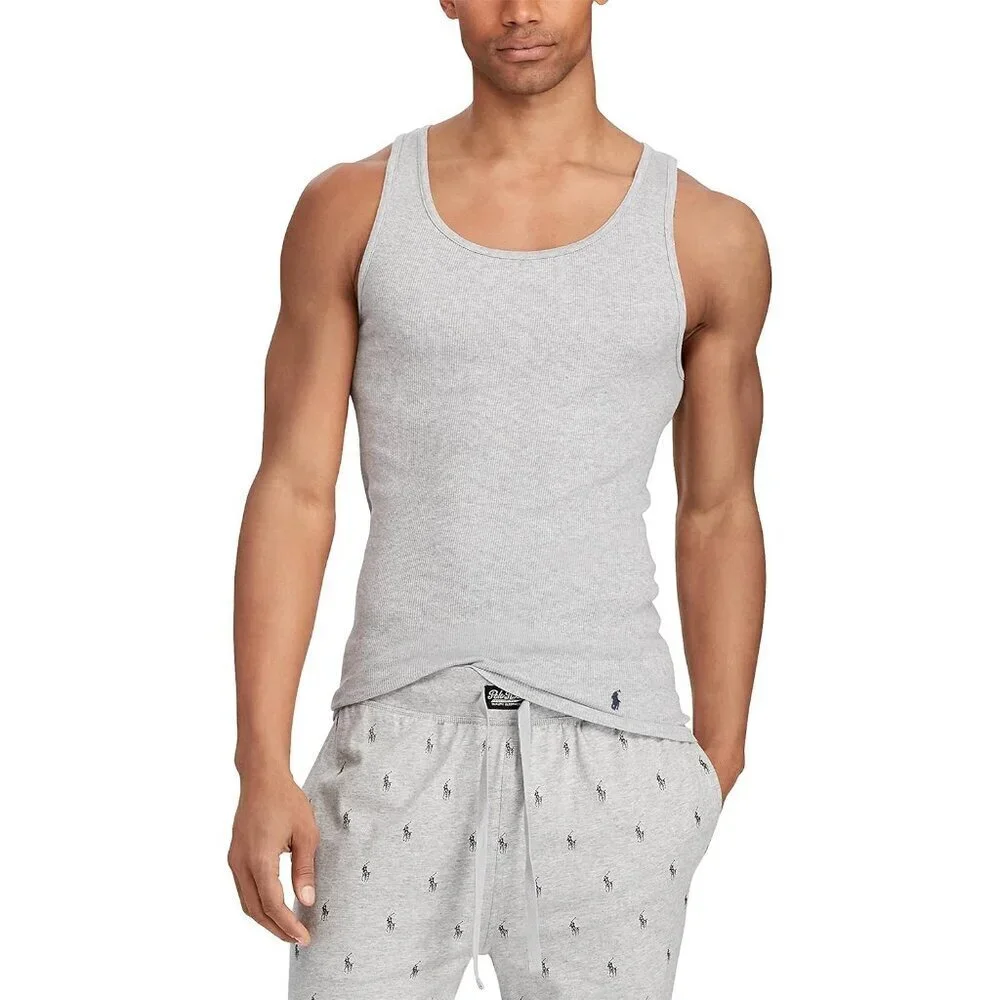 Mens Classic Fit Cotton Tanks 3-Packs